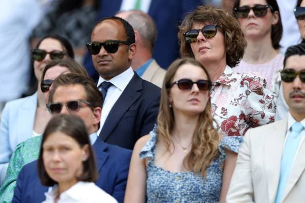 Vinai Venkatesham in the Royal Box on Centre Court Wimbledon Tennis Championships, Day 9, The All England Lawn Tennis and Croquet Club, London, UK - 07 Jul 2026London The All England Lawn Tennis and United Kingdom  Copyright: xKieranxMcManus Shutterstockx 16978030ao