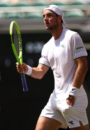 Jan-Lennard Struff during his quarter-final match Wimbledon Tennis Championships, Day 9, The All England Lawn Tennis and Croquet Club, London, UK - 07 Jul 2026London The All England Lawn Tennis and United Kingdom  Copyright: xEllaxLing Shutterstockx 16978028ba