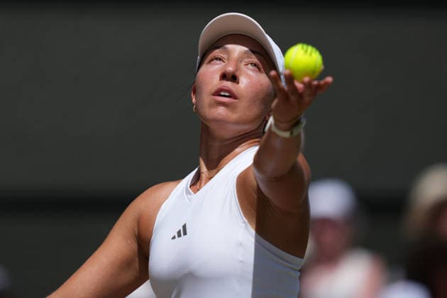 2026-07-07 The Championships - Wimbledon 2026 - Day Nine LONDON, UNITED KINGDOM - JULY 7: Jessica Pegula of United States during Day Nine of the The Championships - Wimbledon 2026 at All England Lawn Tennis and Croquet Club on July 7, 2026 in London, England. (Photo by Marleen Fouchier BSR Agency) London United Kingdom Content not available for redistribution in The Netherlands directly or indirectly through any third parties. Copyright: xBSRxAgencyx