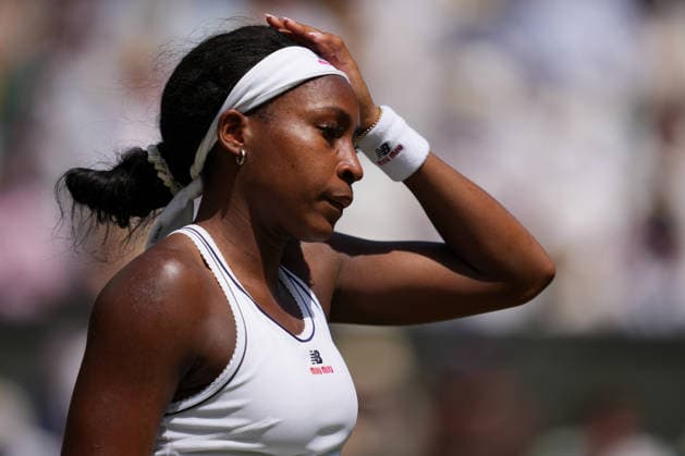 2026-07-07 The Championships - Wimbledon 2026 - Day Nine LONDON, UNITED KINGDOM - JULY 7: Coco Gauff of United States during Day Nine of the The Championships - Wimbledon 2026 at All England Lawn Tennis and Croquet Club on July 7, 2026 in London, England. (Photo by Marleen Fouchier BSR Agency) London United Kingdom Content not available for redistribution in The Netherlands directly or indirectly through any third parties. Copyright: xBSRxAgencyx