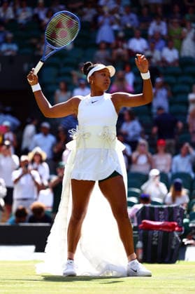 Naomi Osaka during her quarter-final match Wimbledon Tennis Championships, Day 9, The All England Lawn Tennis and Croquet Club, London, UK - 07 Jul 2026London The All England Lawn Tennis and United Kingdom  Copyright: xJamesxMarsh Shutterstockx 16978027bm