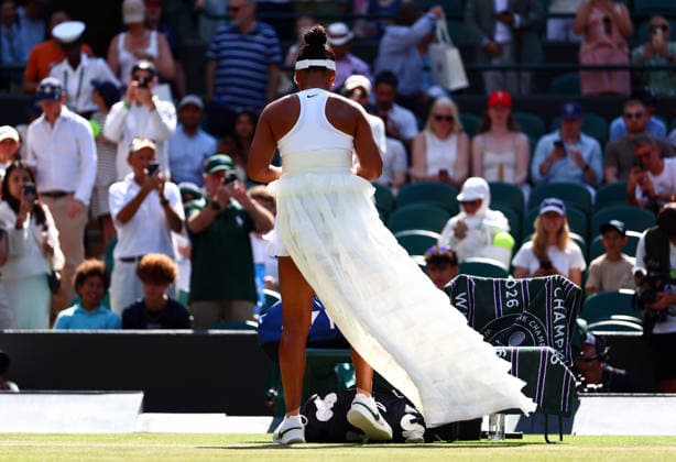 Naomi Osaka ahead of her quarter-final match Wimbledon Tennis Championships, Day 9, The All England Lawn Tennis and Croquet Club, London, UK - 07 Jul 2026London The All England Lawn Tennis and United Kingdom  Copyright: xJamesxMarsh Shutterstockx 16978027bp