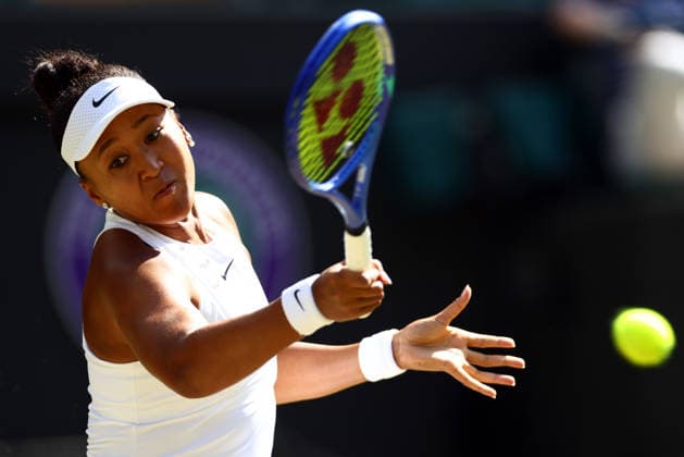 Naomi Osaka during her quarter-final match Wimbledon Tennis Championships, Day 9, The All England Lawn Tennis and Croquet Club, London, UK - 07 Jul 2026London The All England Lawn Tennis and United Kingdom  Copyright: xJamesxMarsh Shutterstockx 16978027bw