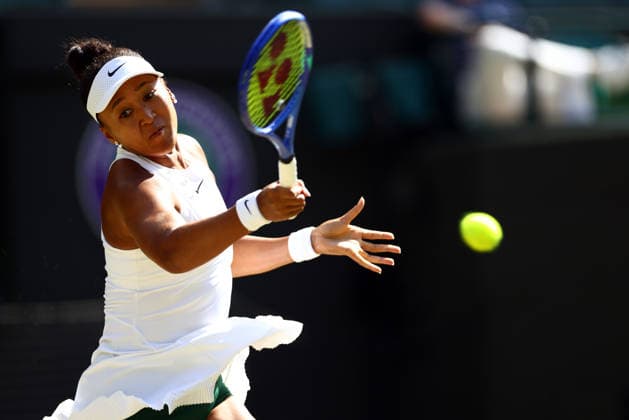 Naomi Osaka during her quarter-final match Wimbledon Tennis Championships, Day 9, The All England Lawn Tennis and Croquet Club, London, UK - 07 Jul 2026London The All England Lawn Tennis and United Kingdom  Copyright: xJamesxMarsh Shutterstockx 16978027by