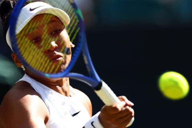 Naomi Osaka during her quarter-final match Wimbledon Tennis Championships, Day 9, The All England Lawn Tennis and Croquet Club, London, UK - 07 Jul 2026London The All England Lawn Tennis and United Kingdom  Copyright: xJamesxMarsh Shutterstockx 16978027cc