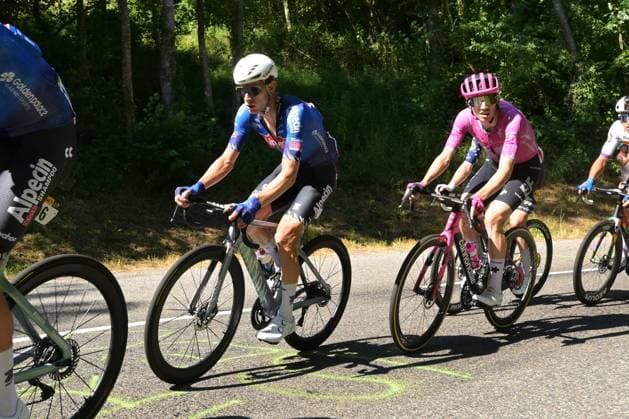 Belgian Ramses Debruyne of Alpecin-Premier Tech pictured in action during stage 4 of the 2026 Tour de France cycling race, a stage of 181,9km from Carcassonne to Foix, on Tuesday 07 July 2026. The 113th edition of the Tour de France starts on Saturday 4 July in Barcelona, Spain, and will finish in Paris, France on the 26th of July. DAVIDxPINTENS  x180636426x