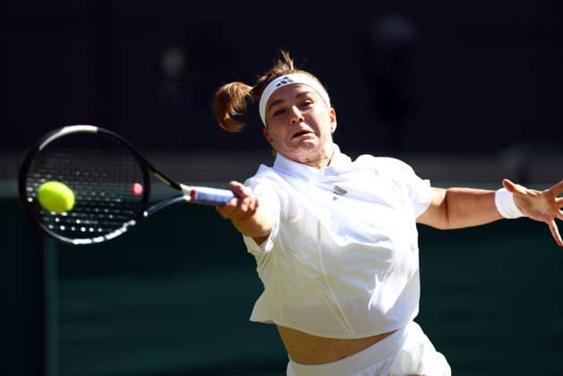 Karolina Muchova during her quarter-final match Wimbledon Tennis Championships, Day 9, The All England Lawn Tennis and Croquet Club, London, UK - 07 Jul 2026London The All England Lawn Tennis and United Kingdom  Copyright: xJamesxMarsh Shutterstockx 16978027ci