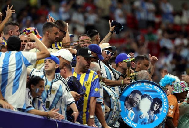 FIFA World Cup, WM, Weltmeisterschaft, Fussball 2026 - Round of 16 - Argentina vs Egypt Fans of Argentina ahead of the FIFA World Cup 2026 Round of 16 match Argentina against Egypt, in Atlanta, USA, 07 July 2026. ATLANTA United States  Copyright: xCRISTOBALxHERRERA-ULASHKEVICHx
