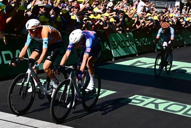 Tour de France 2026 Stage 4 FOIX, FRANCE - JULY 07 : Debruyne Ramses (BEL) of Alpecin - Premier Tech during stage 4 of the 113rd edition of Tour de France an UCI World Tour 2.UWT cycling road race stage for Men Elite of 182 km with start in Carcassonne and finish in Foix on July 7, 2026 in Foix, France, 07 07 2026 Foix France  Copyright: xPeterxDexVoechtx