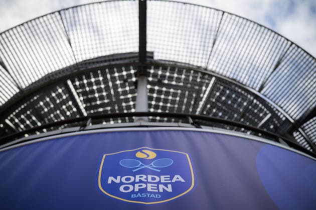 260707 Nordea Open sign during day 2 of the Nordea Open on July 7, 2026 in Bastad. Photo: Avdo Bilkanovic BILDBYRAN COP 115 AB0379 tennis WTA, Tennis Damen 125 nordea open dam bbeng *** 260707 Nordea Open sign on Day 2 of the Nordea Open on July 7, 2026, in Bastad. Photo by Avdo Bilkanovic, BILDBYRAN COP 115 AB0379, tennis, WTA 125, Nordea Open, women s singles, BBeng  Copyright: AVDOxBILKANOVIC BB260707AB007