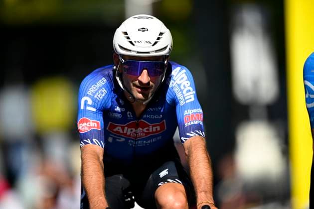 Tour de France 2026 Stage 4 FOIX, FRANCE - JULY 07 : Planckaert Edward (BEL) of Alpecin - Premier Tech during stage 4 of the 113rd edition of Tour de France an UCI World Tour 2.UWT cycling road race stage for Men Elite of 182 km with start in Carcassonne and finish in Foix on July 7, 2026 in Foix, France, 07 07 2026 Foix France  Copyright: xTomasxSiskx