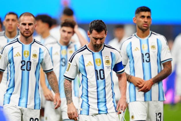 Argentina v Egypt - FIFA World Cup, WM, Weltmeisterschaft, Fussball 2026 - Round of 16 ATLANTA, USA - JULY 07: Lionel Messi of Argentina takes the pitch prior the 2026 FIFA World Cup Round of 16 match between Argentina and Egypt at Mercedes-Benz Stadium (Atlanta Stadium) in Atlanta, Georgia, United States on July 07, 2026. Evrim Aydin Anadolu Georgia United States. Editorial use only. Please get in touch for any other usage.  Copyright: x2026xAnadoluxEvrimxAydinx