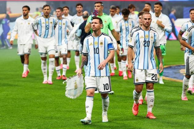 RECORD DATE NOT STATED FIFA World Cup, WM, Weltmeisterschaft, Fussball 2026 - Round of 16 - Argentina v Egypt Lionel Messi player of Argentina during the Round of 16 match between Argentina and Egypt at the FIFA World Cup, at Atlanta Stadium, in Georgia, United States, on Tuesday, July 07, 2026.(Foto: William Volcov Brazil Photo Press IMAGO) Sports Atlanta GA United States Copyright: xWILLIAMxVOLCOVx