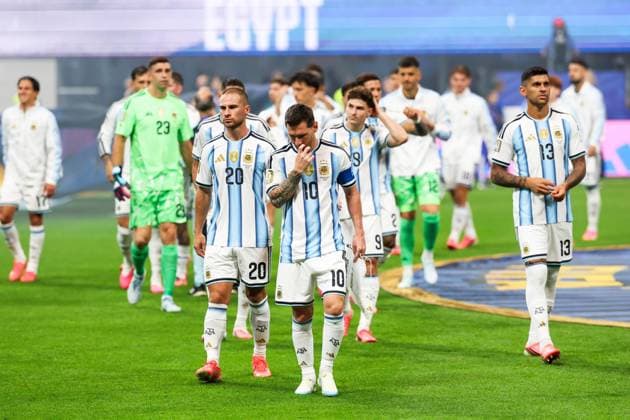 RECORD DATE NOT STATED FIFA World Cup, WM, Weltmeisterschaft, Fussball 2026 - Round of 16 - Argentina v Egypt Lionel Messi player of Argentina during the Round of 16 match between Argentina and Egypt at the FIFA World Cup, at Atlanta Stadium, in Georgia, United States, on Tuesday, July 07, 2026.(Foto: William Volcov Brazil Photo Press IMAGO) Sports Atlanta GA United States Copyright: xWILLIAMxVOLCOVx