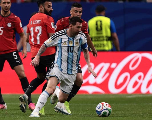 Lionel Messi. Argentina vs Egipto. Octavos de Final Copa del Mundo 2026 *** Lionel Messi: Argentina vs. Egypt, Round of 16, 2026 World Cup Copyright: xxx