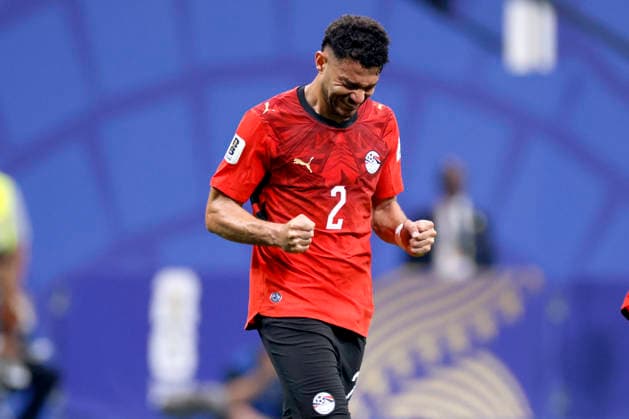 Argentina v Egypt: Round of 16 - FIFA World Cup, WM, Weltmeisterschaft, Fussball 2026 Yasser Ibrahim of Egypt celebrates 1st goal during the FIFA World Cup 2026 Round of 16 match between Argentina and Egypt at Atlanta Stadium on July 7, 2026 in Atlanta, United States. Atlanta Atlanta Stadium GA United States Copyright: xAllstarxPicturexLibraryxLtdx