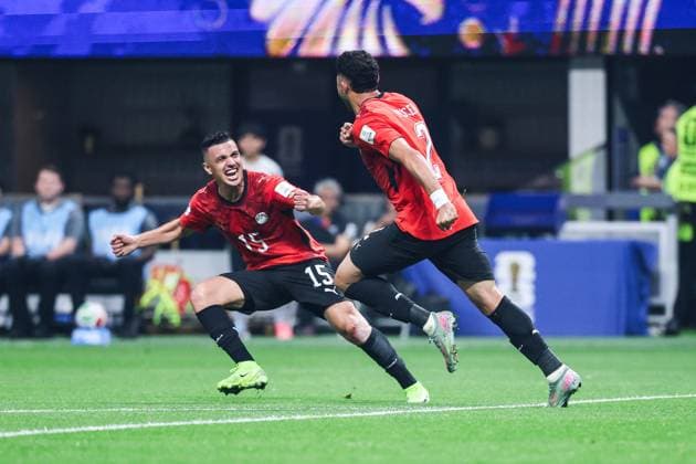 RECORD DATE NOT STATED FIFA World Cup, WM, Weltmeisterschaft, Fussball 2026 - Round of 16 - Argentina v Egypt Yasser Ibrahim player of Egypt celebrates his goal during the Round of 16 match between Argentina and Egypt at the FIFA World Cup, at Atlanta Stadium, in Georgia, United States, on Tuesday, July 07, 2026.(Foto: William Volcov Brazil Photo Press IMAGO) Sports Atlanta GA United States Copyright: xWILLIAMxVOLCOVx