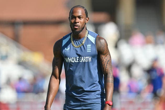 England v India, International T20, 3rd Vitality iT20 Jofra Archer of England during the International T20 match between England and India at Trent Bridge, Nottingham, UK on 7 July 2026. Nottingham Trent Bridge Nottinghamshire UK Editorial use only , Copyright: xStevexPoolex PSI-24477-0002