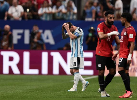 Lionel Messi. Argentina vs Egipto. Octavos de Final Copa del Mundo 2026 *** Lionel Messi: Argentina vs. Egypt, Round of 16, 2026 World Cup Copyright: xxx