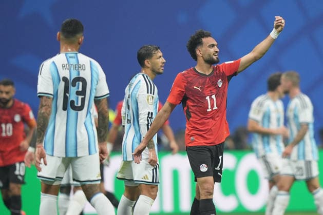 Egyptian player Mostafa Mohamed during the 2026 World Cup Round of 16 match between Argentina and Egypt at Atlanta Stadium, US, 7 July 20263. Argentina vs Egypt !ACHTUNG: NUR REDAKTIONELLE NUTZUNG!  Copyright: xAlbertoxBoalx GRAF2798 20260707-55020828900_1