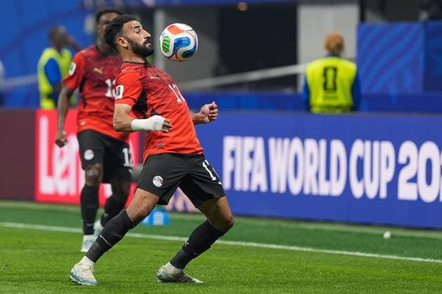 Mohanad Lashin of Egypt Argentina v Egypt, 2026 FIFA World Cup, WM, Weltmeisterschaft, Fussball Group of 16, Football, Atlanta Stadium, Atlanta, Georgia, USA - 07 Jul 2026Atlanta Mercedes-Benz Stadium Georgia (GA) United States of America  Copyright: xIsmaelxAdnan Shutterstockx 16981208ax
