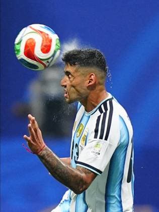 Argentina v Egypt - FIFA World Cup, WM, Weltmeisterschaft, Fussball 2026 - Round of 16 ATLANTA, USA - JULY 07: Cristian Romero (13) of Argentina in action during the 2026 FIFA World Cup Round of 16 match between Argentina and Egypt at Mercedes-Benz Stadium (Atlanta Stadium) in Atlanta, Georgia, United States on July 07, 2026. Evrim Aydin Anadolu Georgia United States. Editorial use only. Please get in touch for any other usage.  Copyright: x2026xAnadoluxEvrimxAydinx