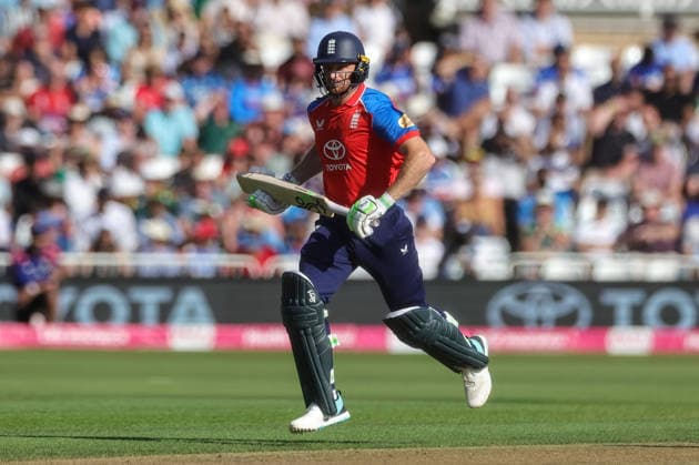 Third Vitality T20 International England v India Jos Buttler of England makes runs during the Third Vitality T20 international match, Länderspiel, Nationalmannschaft England vs India at Trent Bridge, Nottingham, United Kingdom on 07 July 2026 (Photo by Mark Cosgrove News Images) Nottingham Trent Bridge Nottinghamshire United Kingdom Copyright: xMarkxCosgrove NewsxImagesx