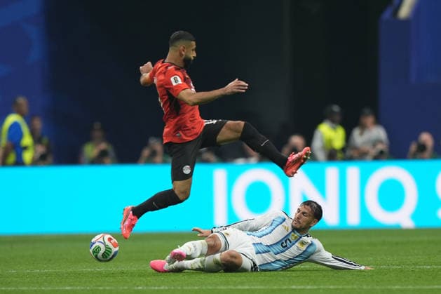Argentina national team, Nationalteam player Leandro Paredes during the 2026 World Cup Round of 16 match between Argentina and Egypt at Atlanta Stadium, US, 7 July 20263. Argentina vs Egypt !ACHTUNG: NUR REDAKTIONELLE NUTZUNG!  Copyright: xAlbertoxBoalx GRAF2811 20260707-55020828980_1