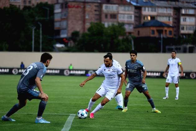 RECORD DATE NOT STATED UEFA Champions League - First qualifying round 1st leg: FC Ararat-Armenia v Riga FC Zhirayr Shaghoyan during the UEFA Champions League - First qualifying round 1st leg match between FC Ararat-Armenia and Riga FC at Abovyan City Stadium in Abovyan, Armenia on July 7, 2026