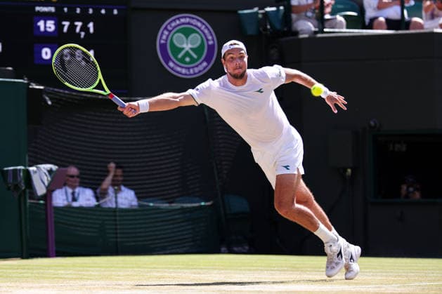 Jan-Lennard Struff, Herren Einzel, Men s Singles Tennis - Wimbledon 2026 - Grand Slam ITF ATP, Tennis Herren WTA, Tennis Damen - AELTC - London - - Great Britain - 7 July 2026. *** Jan Lennard Struff, Men s Singles, Wimbledon 2026 Grand Slam ITF ATP WTA AELTC London, Great Britain, July 7, 2026 Copyright: xJuergenxHasenkopfx