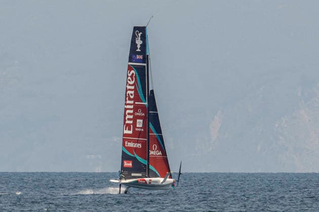 Emirates Team New Zealand and Prada Luna Rossa Test AC40s in Naples The two AC40 yachts of Emirates Team New Zealand and Prada Luna Rossa took part in a test sailing session in the Gulf of Naples ahead of the America™s Cup qualifiers scheduled for September. The training session allowed both crews to fine-tune their boats and sailing strategies while offering spectators a preview of the high-performance foiling yachts that will compete in one of the world s most prestigious sailing events. _BPH0335 Copyright: xAntonioxBalascox