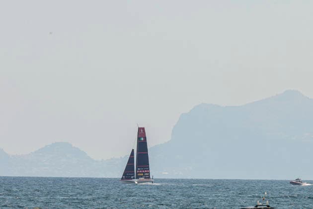 Emirates Team New Zealand and Prada Luna Rossa Test AC40s in Naples The two AC40 yachts of Emirates Team New Zealand and Prada Luna Rossa took part in a test sailing session in the Gulf of Naples ahead of the America™s Cup qualifiers scheduled for September. The training session allowed both crews to fine-tune their boats and sailing strategies while offering spectators a preview of the high-performance foiling yachts that will compete in one of the world s most prestigious sailing events. _BPH0707 Copyright: xAntonioxBalascox