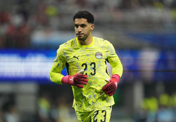 Mostafa Shoubir (Egypt) during Argentina and Egypt, Round of 16 FIFA World Cup, WM, Weltmeisterschaft, Fussball 2026, Atlanta Stadium, Atlanta, United States on July 7, 2026. Thor Wegner DeFodi Images. (Photo by DeFodi Images) - *** Mostafa Shoubir of Egypt during the Argentina vs. Egypt Round of 16 match at the 2026 FIFA World Cup, Atlanta Stadium, Atlanta, United States, on July 7, 2026. Photo by DeFodi Images (Thor Wegner)