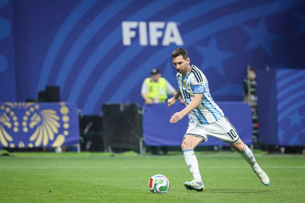 FOOTBALL : Argentina vs Egypt FIFA World Cup, WM, Weltmeisterschaft, Fussball 2026. Atlanta Stadium (Mercedes-Benz Stadium), Atlanta, Georgia, United States. 07 07 2026. Lionel Messi 10 (Argentine)  Copyright: xx