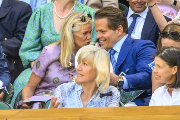 Wimbledon Tennis Championships 2026 - Day 9 LONDON, UNITED KINGDOM - JULY 7: American financier and broadcaster Anthony Scaramucci watches centre court tennis during day nine of the 2026 Wimbledon Tennis Championships at The All England Lawn Tennis and Croquet Club in Wimbledon on July 07, 2026, in London, United Kingdom. Ray Tang Anadolu London United Kingdom. Editorial use only. Please get in touch for any other usage.  Copyright: x2026xAnadoluxRayxTangx