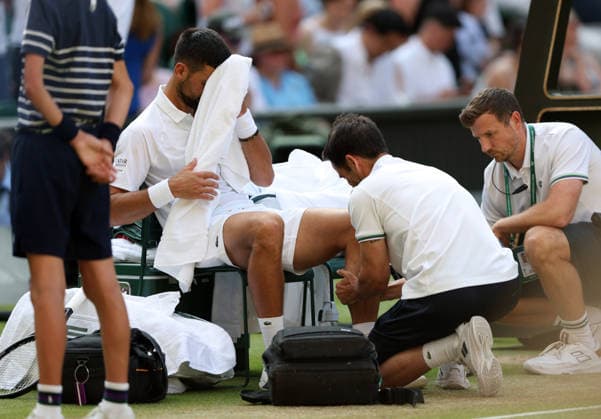 Novak Djokovic during his quarter-final match Wimbledon Tennis Championships, Day 9, The All England Lawn Tennis and Croquet Club, London, UK - 07 Jul 2026London The All England Lawn Tennis and United Kingdom  Copyright: xKieranxMcManus Shutterstockx 16978030cv