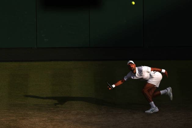 Novak Djokovic during his quarter-final match Wimbledon Tennis Championships, Day 9, The All England Lawn Tennis and Croquet Club, London, UK - 07 Jul 2026London The All England Lawn Tennis and United Kingdom  Copyright: xEllaxLing Shutterstockx 16978028bl