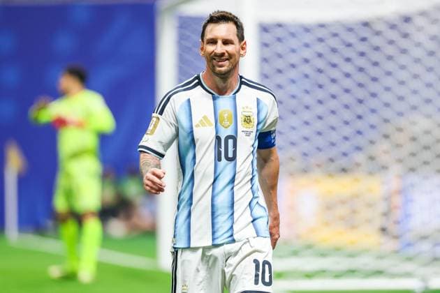 RECORD DATE NOT STATED FIFA World Cup, WM, Weltmeisterschaft, Fussball 2026 - Round of 16 - Argentina v Egypt Lionel Messi player of Argentina during the Round of 16 match between Argentina and Egypt at the FIFA World Cup, at Atlanta Stadium, in Georgia, United States, on Tuesday, July 07, 2026.(Foto: William Volcov Brazil Photo Press IMAGO) Sports Atlanta GA United States Copyright: xWILLIAMxVOLCOVx