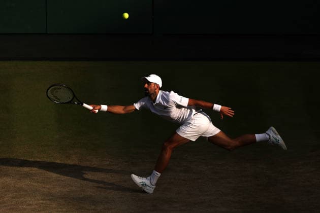 Novak Djokovic during his quarter-final match Wimbledon Tennis Championships, Day 9, The All England Lawn Tennis and Croquet Club, London, UK - 07 Jul 2026London The All England Lawn Tennis and United Kingdom  Copyright: xEllaxLing Shutterstockx 16978028bo