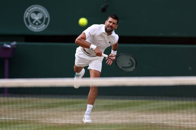 Novak Djokovic during his quarter-final match Wimbledon Tennis Championships, Day 9, The All England Lawn Tennis and Croquet Club, London, UK - 07 Jul 2026London The All England Lawn Tennis and United Kingdom  Copyright: xKieranxMcManus Shutterstockx 16978030da