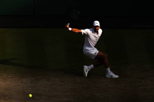 Novak Djokovic during his quarter-final match Wimbledon Tennis Championships, Day 9, The All England Lawn Tennis and Croquet Club, London, UK - 07 Jul 2026London The All England Lawn Tennis and United Kingdom  Copyright: xEllaxLing Shutterstockx 16978028br