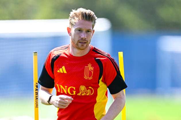 Belgian national football team - FIFA World Cup, WM, Weltmeisterschaft, Fussball 2026 - media activities 07 07 2026 RENTON, UNITED STATES OF AMERICA - JULY 07 : De Bruyne Kevin forward of Belgium pictured during a training session of the Belgian national football team during the FIFA World Cup 2026 on July 7, 2026 in Renton, United States of America, 07 07 2026 Renton United States of America  Copyright: xNicoxVereeckenx