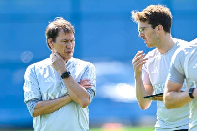 Belgian national football team - FIFA World Cup, WM, Weltmeisterschaft, Fussball 2026 - media activities 07 07 2026 RENTON, UNITED STATES OF AMERICA - JULY 07 : Garcia Rudi head coach of Belgium pictured during a training session of the Belgian national football team during the FIFA World Cup 2026 on July 7, 2026 in Renton, United States of America, 07 07 2026 Renton United States of America  Copyright: xNicoxVereeckenx