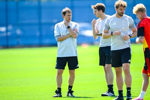 Belgian national football team - FIFA World Cup, WM, Weltmeisterschaft, Fussball 2026 - media activities 07 07 2026 RENTON, UNITED STATES OF AMERICA - JULY 07 : Garcia Rudi head coach of Belgium pictured during a training session of the Belgian national football team during the FIFA World Cup 2026 on July 7, 2026 in Renton, United States of America, 07 07 2026 Renton United States of America  Copyright: xNicoxVereeckenx