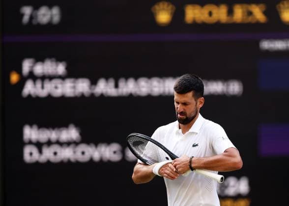 Novak Djokovic during his quarter-final match Wimbledon Tennis Championships, Day 9, The All England Lawn Tennis and Croquet Club, London, UK - 07 Jul 2026London The All England Lawn Tennis and United Kingdom  Copyright: xKieranxMcManus Shutterstockx 16978030dh