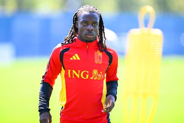 Belgian national football team - FIFA World Cup, WM, Weltmeisterschaft, Fussball 2026 - media activities 07 07 2026 RENTON, UNITED STATES OF AMERICA - JULY 07 : Doku Jeremy forward of Belgium pictured during a training session of the Belgian national football team during the FIFA World Cup 2026 on July 7, 2026 in Renton, United States of America, 07 07 2026 Renton United States of America  Copyright: xNicoxVereeckenx