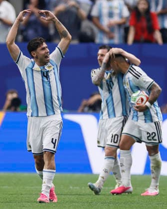 Argentina v Egypt: Round of 16 - FIFA World Cup, WM, Weltmeisterschaft, Fussball 2026 Gonzalo Montiel of Argentina celebrates during the FIFA World Cup 2026 Round of 16 match between Argentina and Egypt at Atlanta Stadium on July 7, 2026 in Atlanta, United States. Atlanta Atlanta Stadium GA United States Copyright: xAllstarxPicturexLibraryxLtdx