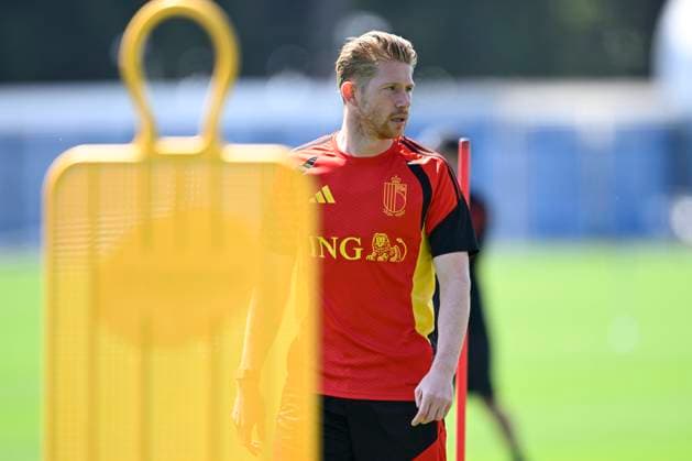 Belgian national football team - FIFA World Cup, WM, Weltmeisterschaft, Fussball 2026 - media activities 07 07 2026 RENTON, UNITED STATES OF AMERICA - JULY 07 : De Bruyne Kevin forward of Belgium pictured during a training session of the Belgian national football team during the FIFA World Cup 2026 on July 7, 2026 in Renton, United States of America, 07 07 2026 Renton United States of America  Copyright: xNicoxVereeckenx