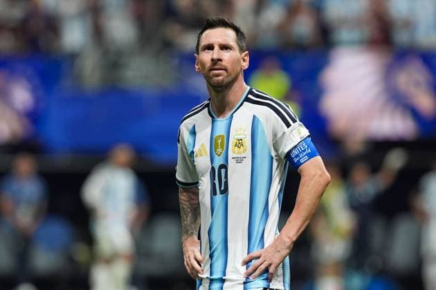 Lionel Messi of Argentina as Argentina win 3-2 Argentina v Egypt, 2026 FIFA World Cup, WM, Weltmeisterschaft, Fussball Group of 16, Football, Atlanta Stadium, Atlanta, Georgia, USA - 07 Jul 2026Atlanta Mercedes-Benz Stadium Georgia (GA) United States of America  Copyright: xIsmaelxAdnan Shutterstockx 16981208ds