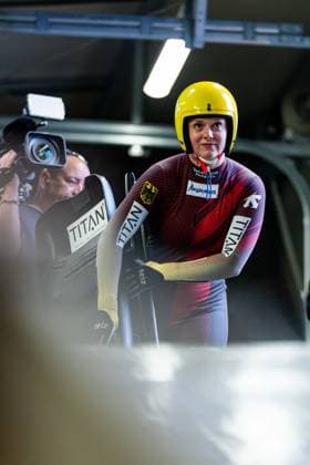 07.07.2026, GER, Rennrodeln Einsitzer, Saison 26 27, Frauen Männer, Startlehrgang Trainingslehrgang des BSD Nationalkader A-Kader Olympiakader Anna Berreiter 98559 Oberhof LOTTO Thüringen EISARENA Oberho Thüringen Deutschland *** July 7, 2026, GER, Single Luge, Season 26–27, Women and Men, BSD National Squad A and Olympic Squad Start and Training Camp Anna Berreiter 98559 Oberhof LOTTO Thuringia EISARENA Oberhof Thuringia Germany